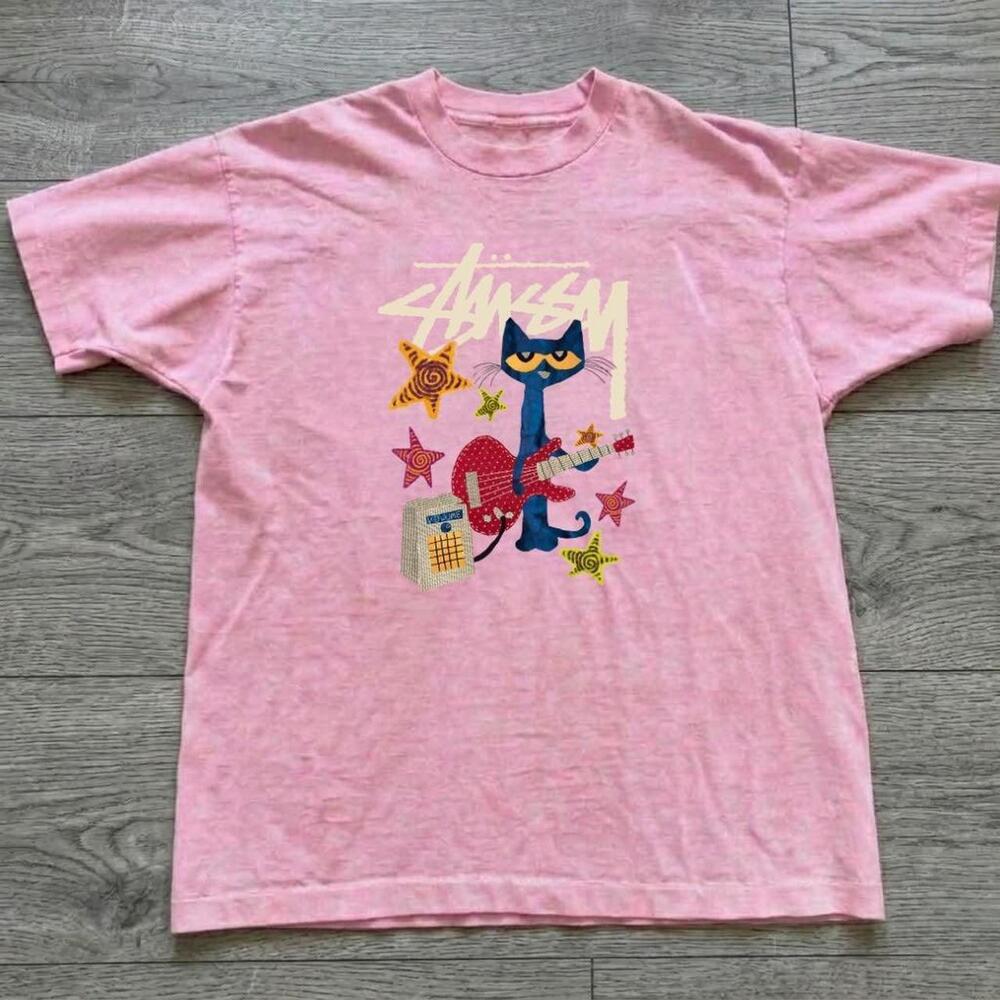 Stussy Pete The Cat Graphic Tee